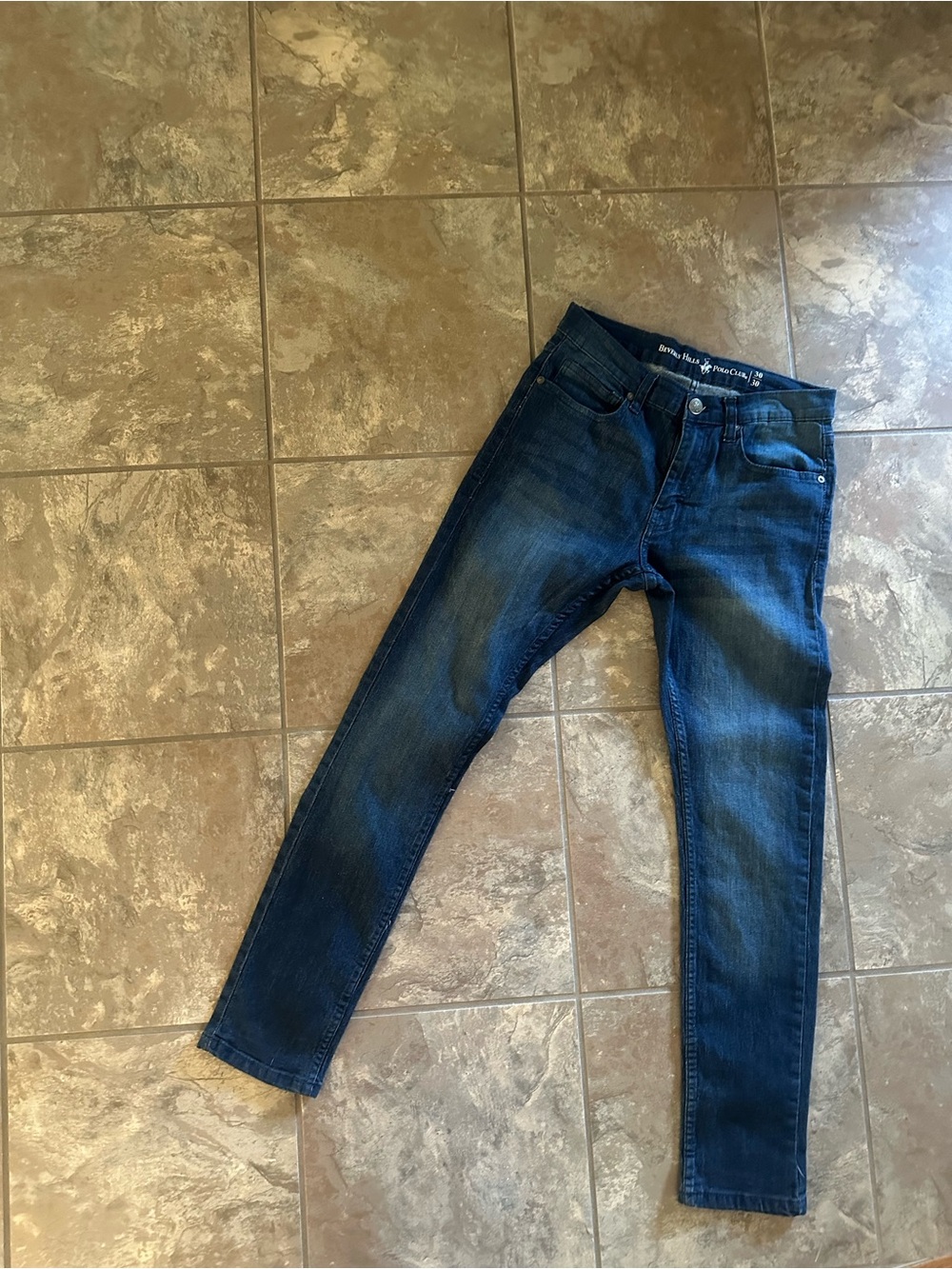 Beverly Hills Polo Club Men's Dark Blue Skinny Jeans